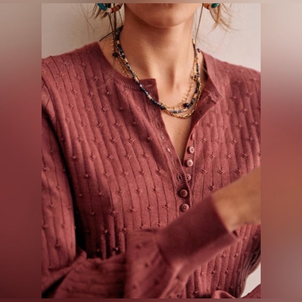 Sezane Zoe Jumper Rosewood